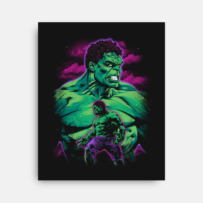 Green Gamma-None-Stretched-Canvas-zybbhorn