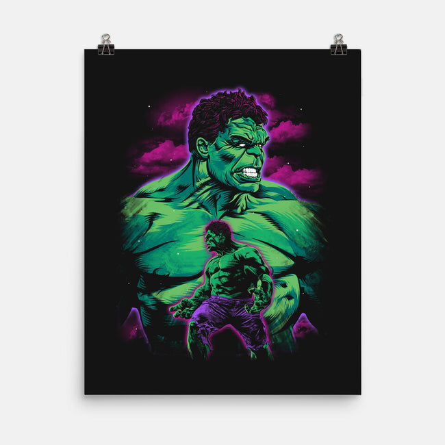 Green Gamma-None-Matte-Poster-zybbhorn