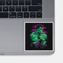 Green Gamma-None-Glossy-Sticker-zybbhorn