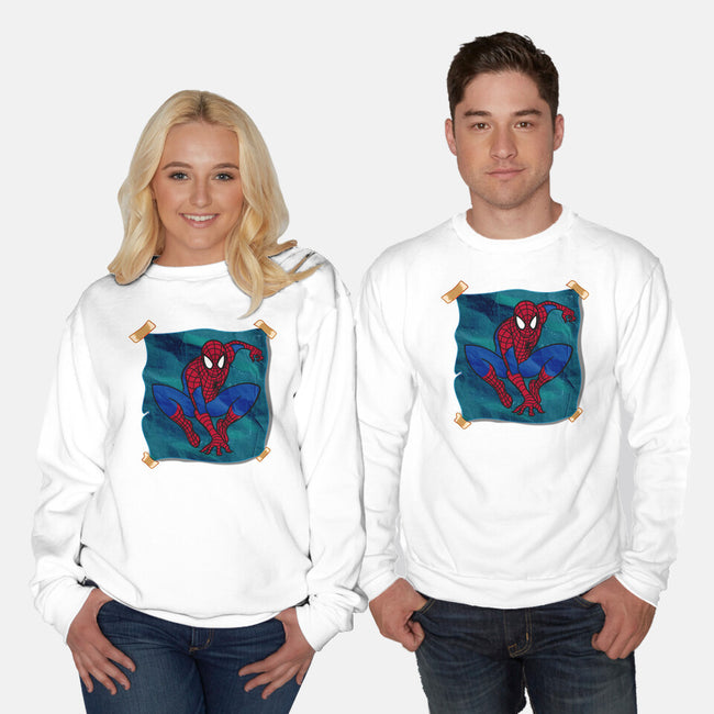 My Favorite Hero-Unisex-Crew Neck-Sweatshirt-nickzzarto