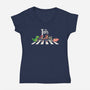 The Toys-Womens-V-Neck-Tee-2DFeer