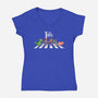 The Toys-Womens-V-Neck-Tee-2DFeer