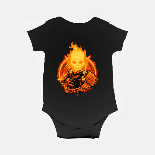 Ride Through The Fire-Baby-Basic-Onesie-rmatix
