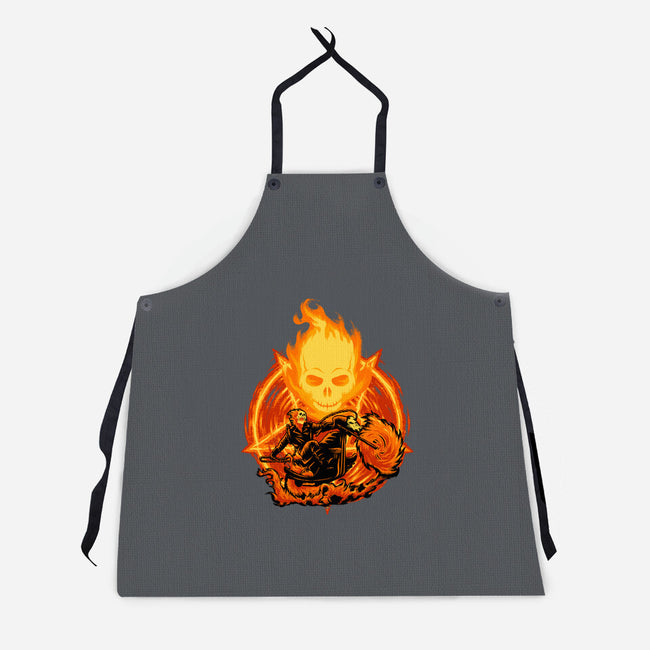 Ride Through The Fire-Unisex-Kitchen-Apron-rmatix