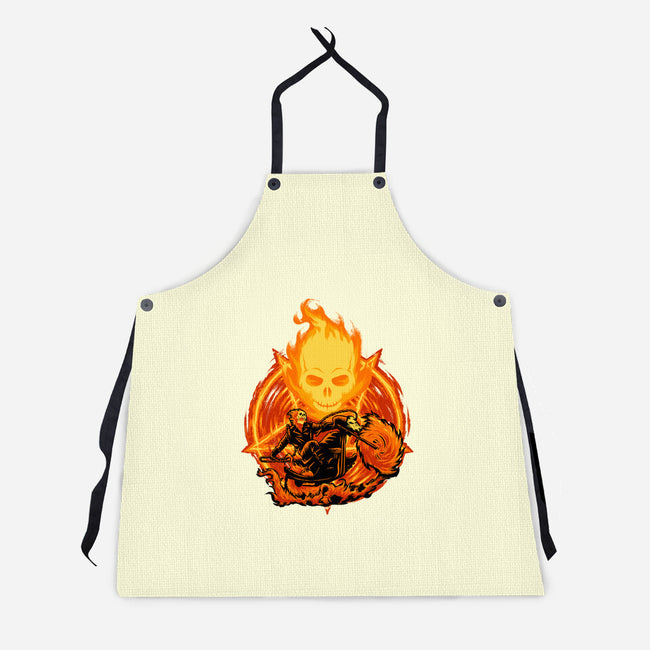 Ride Through The Fire-Unisex-Kitchen-Apron-rmatix