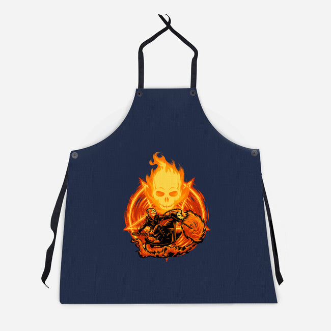 Ride Through The Fire-Unisex-Kitchen-Apron-rmatix