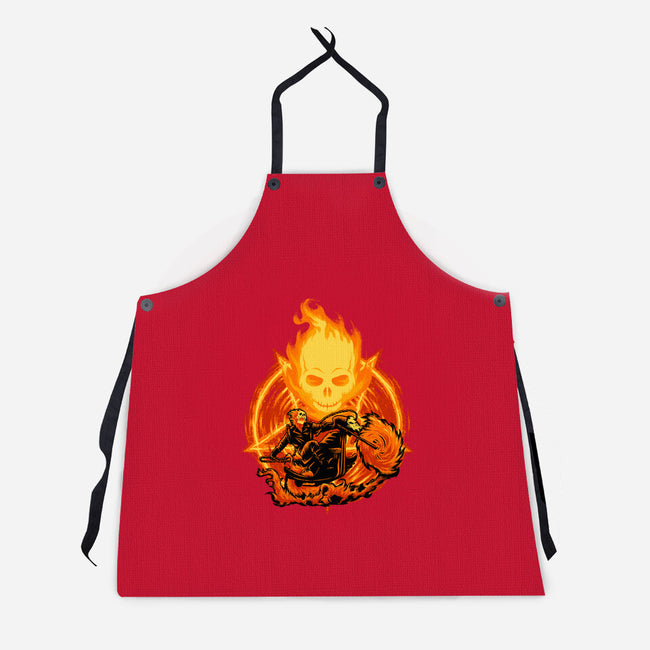Ride Through The Fire-Unisex-Kitchen-Apron-rmatix