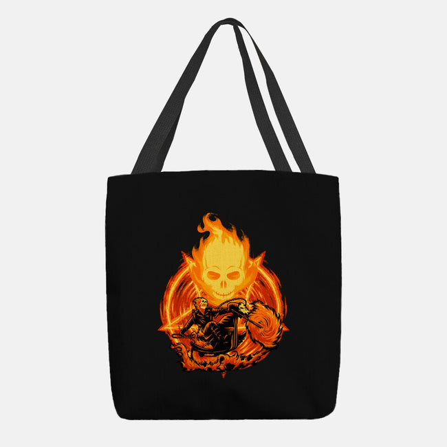 Ride Through The Fire-None-Basic Tote-Bag-rmatix
