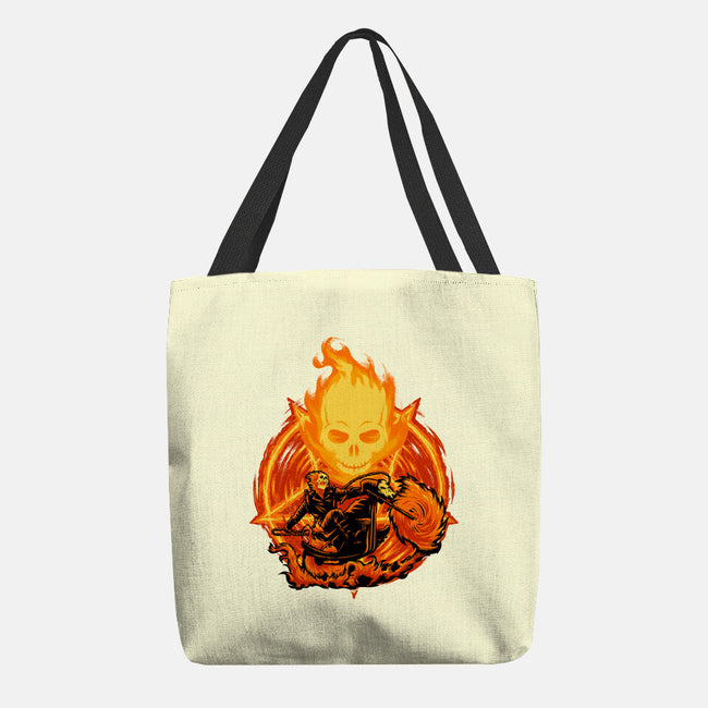 Ride Through The Fire-None-Basic Tote-Bag-rmatix
