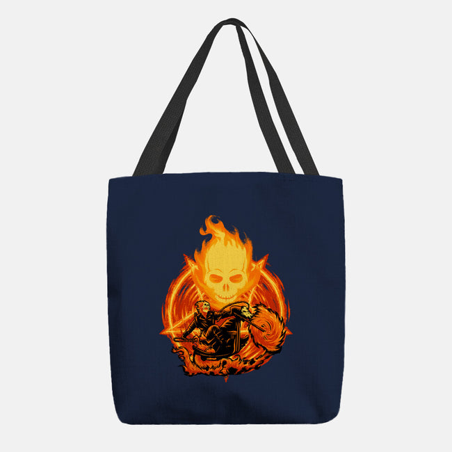 Ride Through The Fire-None-Basic Tote-Bag-rmatix