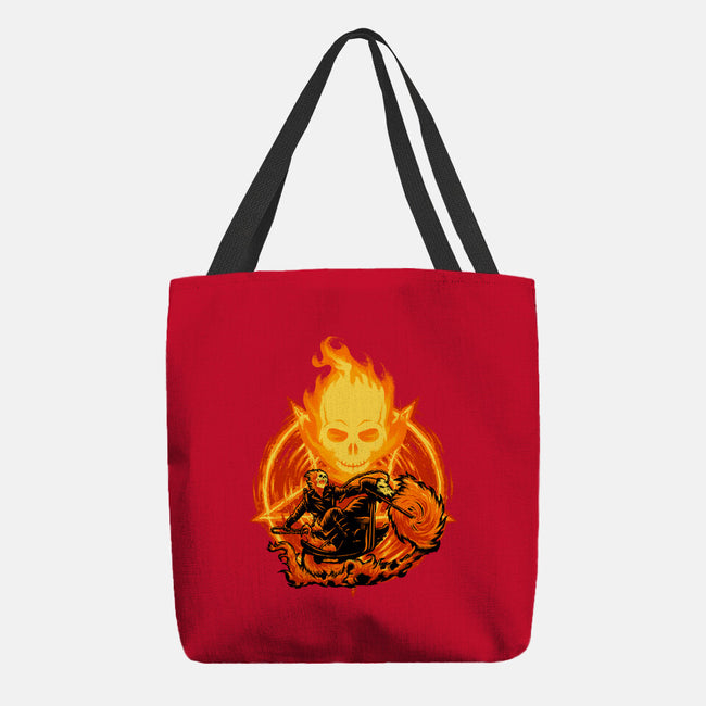 Ride Through The Fire-None-Basic Tote-Bag-rmatix