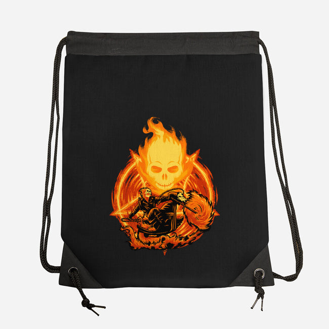 Ride Through The Fire-None-Drawstring-Bag-rmatix
