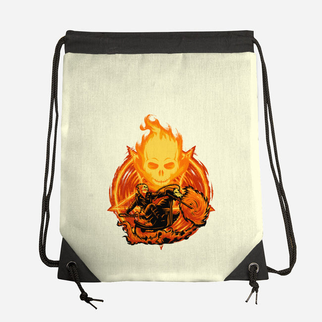 Ride Through The Fire-None-Drawstring-Bag-rmatix