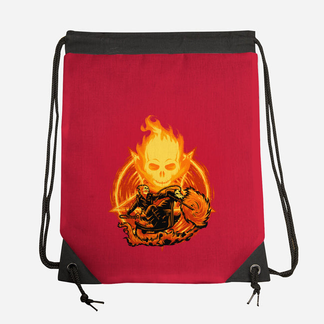 Ride Through The Fire-None-Drawstring-Bag-rmatix