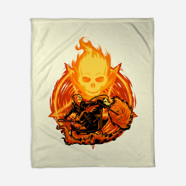 Ride Through The Fire-None-Fleece-Blanket-rmatix