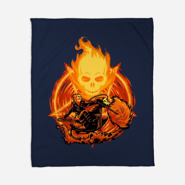 Ride Through The Fire-None-Fleece-Blanket-rmatix