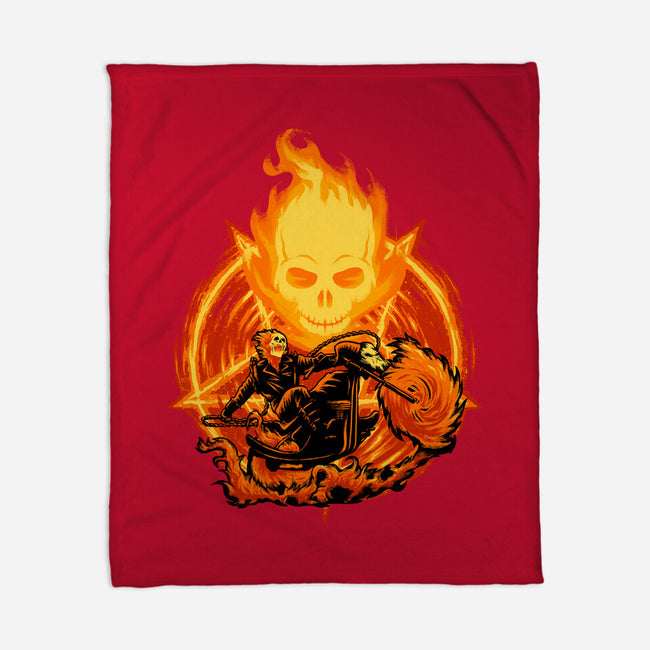Ride Through The Fire-None-Fleece-Blanket-rmatix