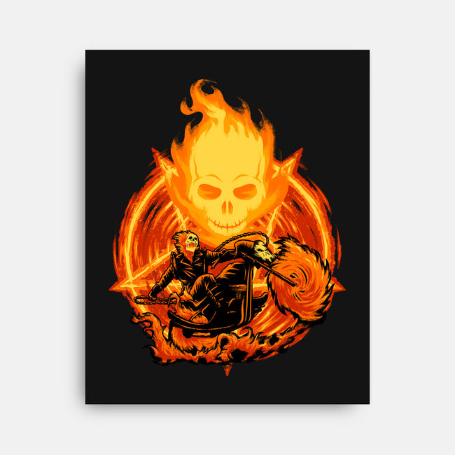 Ride Through The Fire-None-Stretched-Canvas-rmatix