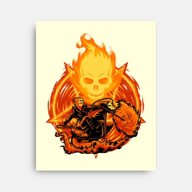 Ride Through The Fire-None-Stretched-Canvas-rmatix