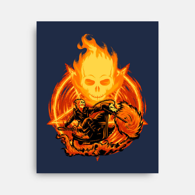 Ride Through The Fire-None-Stretched-Canvas-rmatix