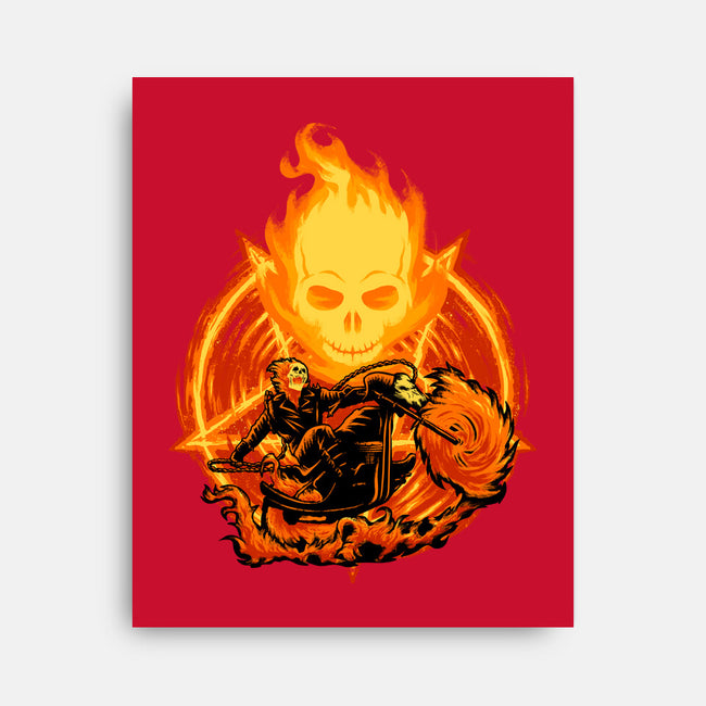 Ride Through The Fire-None-Stretched-Canvas-rmatix