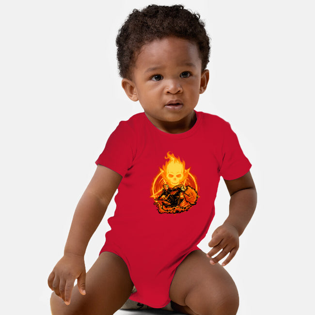 Ride Through The Fire-Baby-Basic-Onesie-rmatix