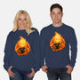 Ride Through The Fire-Unisex-Crew Neck-Sweatshirt-rmatix