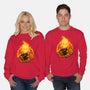 Ride Through The Fire-Unisex-Crew Neck-Sweatshirt-rmatix