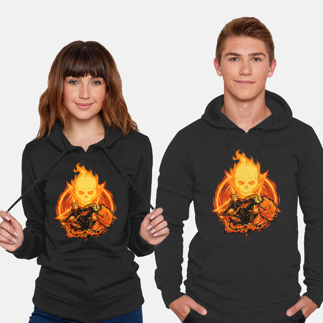 Ride Through The Fire-Unisex-Pullover-Sweatshirt-rmatix