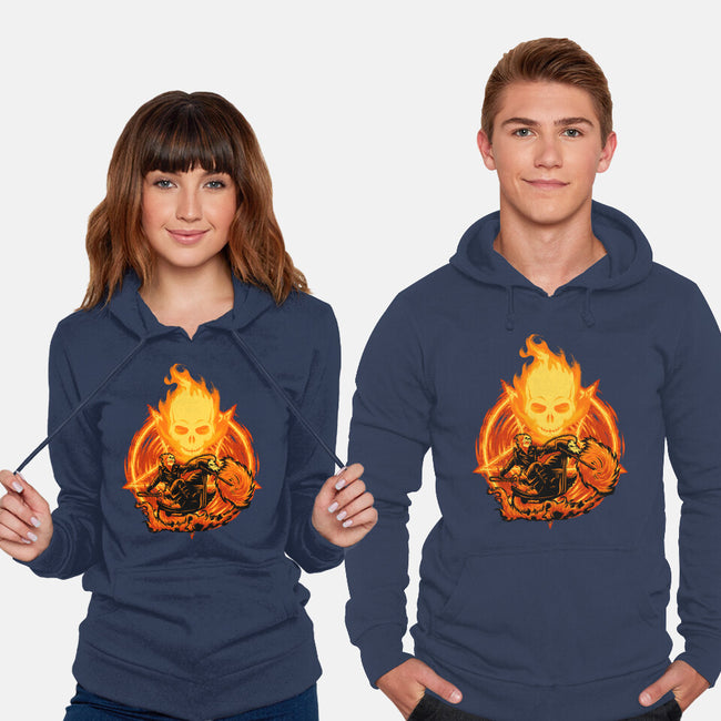 Ride Through The Fire-Unisex-Pullover-Sweatshirt-rmatix