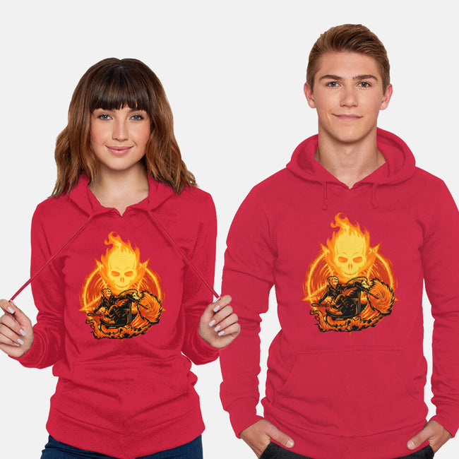 Ride Through The Fire-Unisex-Pullover-Sweatshirt-rmatix