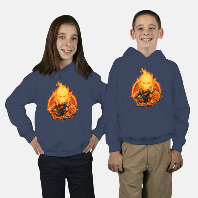 Ride Through The Fire-Youth-Pullover-Sweatshirt-rmatix