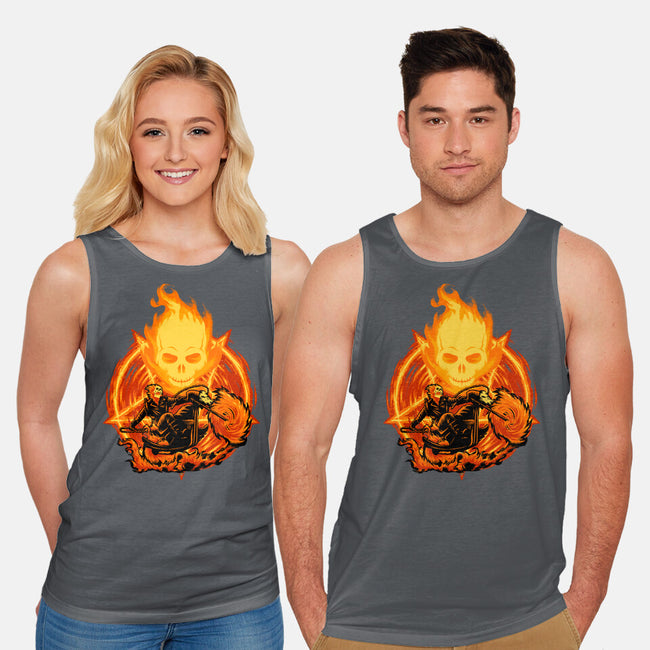 Ride Through The Fire-Unisex-Basic-Tank-rmatix