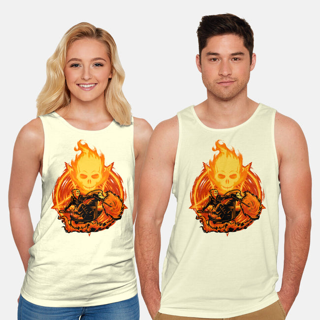 Ride Through The Fire-Unisex-Basic-Tank-rmatix