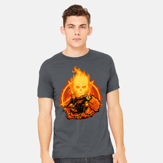 Ride Through The Fire-Mens-Heavyweight-Tee-rmatix