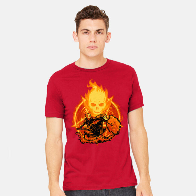 Ride Through The Fire-Mens-Heavyweight-Tee-rmatix
