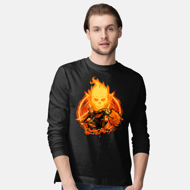 Ride Through The Fire-Mens-Long Sleeved-Tee-rmatix