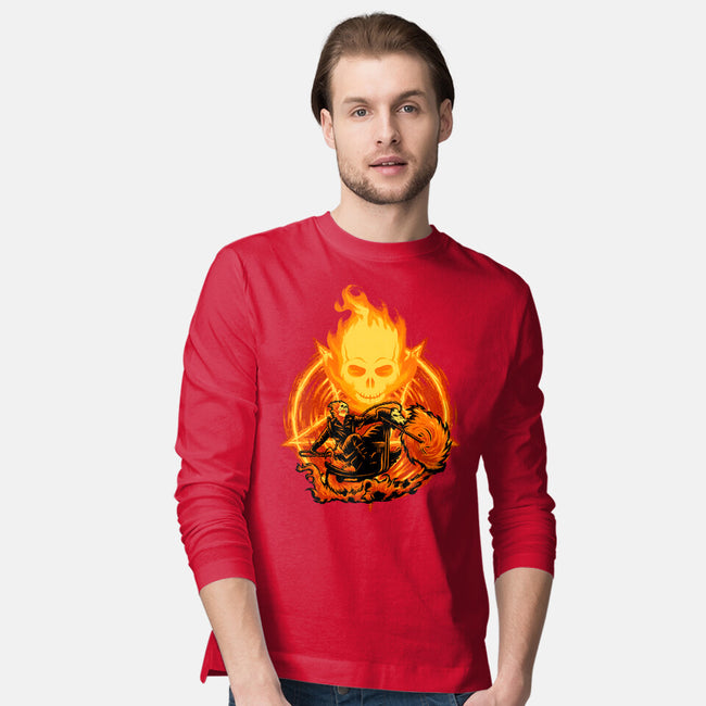 Ride Through The Fire-Mens-Long Sleeved-Tee-rmatix
