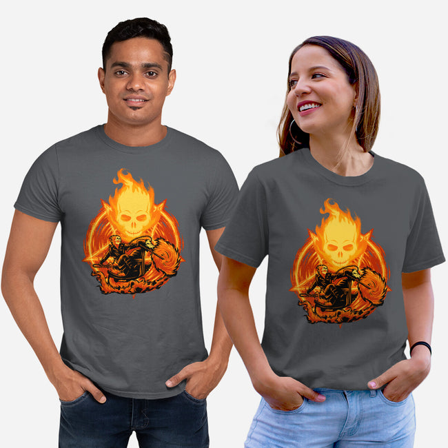 Ride Through The Fire-Unisex-Basic-Tee-rmatix