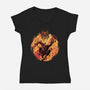 New Day In NYC-Womens-V-Neck-Tee-rmatix