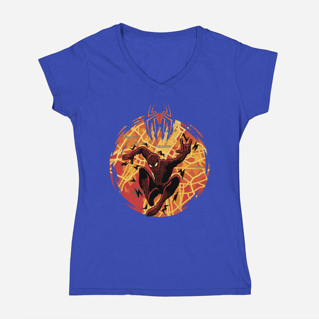 New Day In NYC-Womens-V-Neck-Tee-rmatix