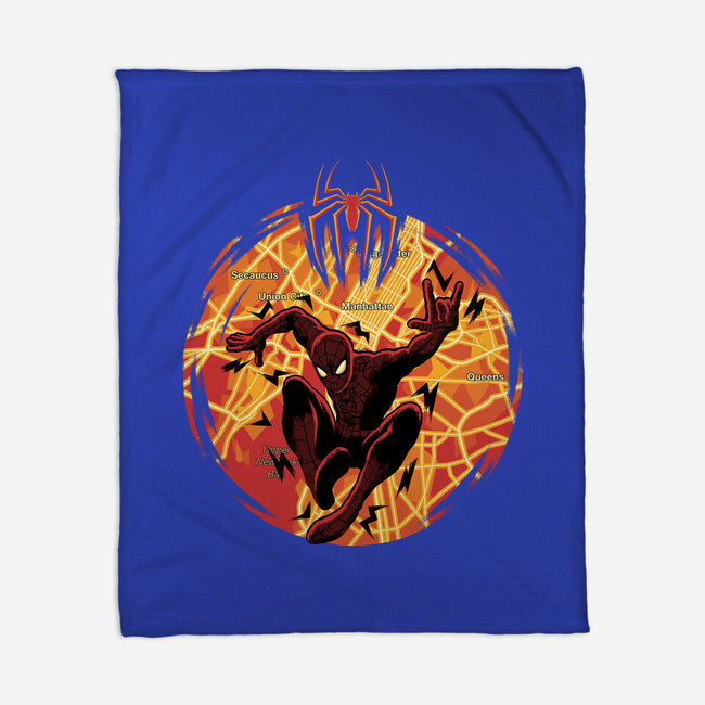 New Day In NYC-None-Fleece-Blanket-rmatix