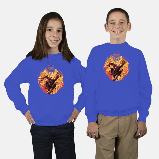 New Day In NYC-Youth-Crew Neck-Sweatshirt-rmatix