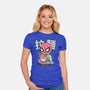 Spideramen-Womens-Fitted-Tee-GODZILLARGE