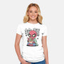 Spideramen-Womens-Fitted-Tee-GODZILLARGE