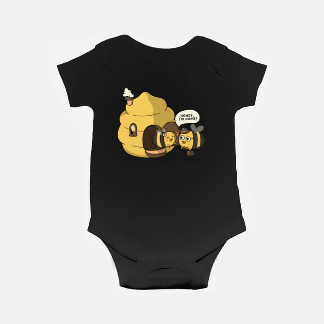 Honey I'm Home-Baby-Basic-Onesie-Freecheese
