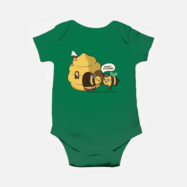 Honey I'm Home-Baby-Basic-Onesie-Freecheese