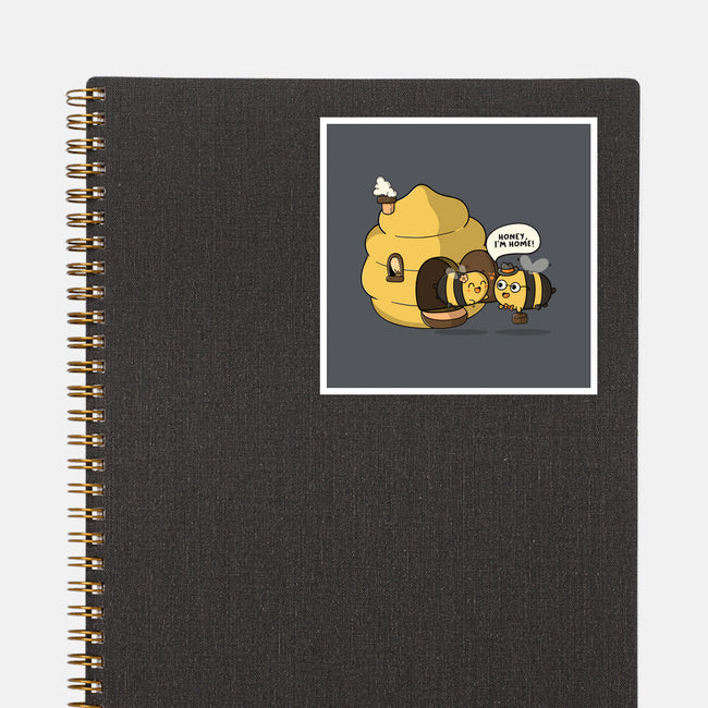 Honey I'm Home-None-Glossy-Sticker-Freecheese