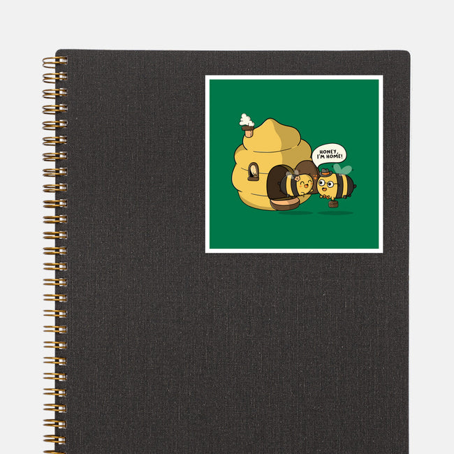 Honey I'm Home-None-Glossy-Sticker-Freecheese