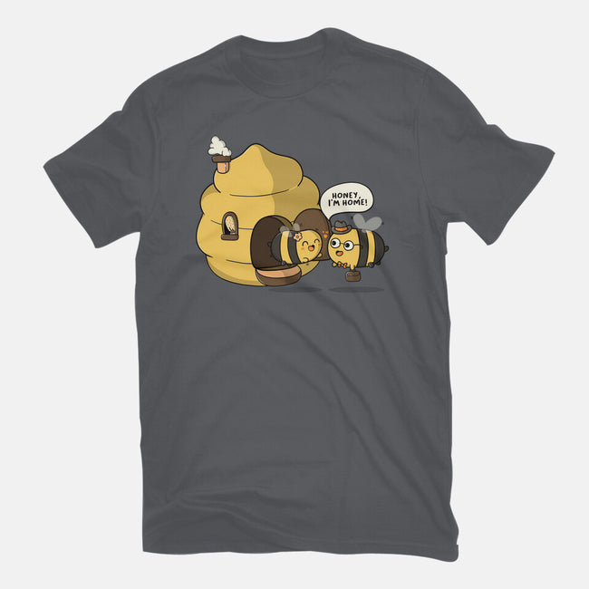 Honey I'm Home-Mens-Basic-Tee-Freecheese